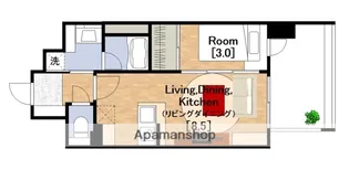 J.GRAN Court京町堀【6階】の間取り