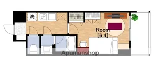 アドバンス大阪カーサ【8階】の間取り