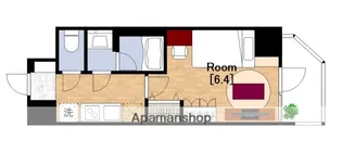 アドバンス大阪カーサ【12階】の間取り