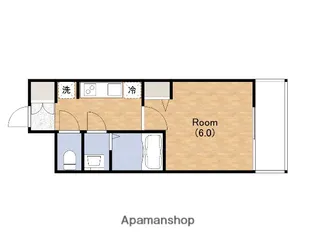 プレサンス四天王寺前夕陽ヶ丘 凛宮【2階】の間取り