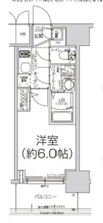 エスリード大阪リエート【2階】の間取り