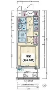 1Kの間取り画像