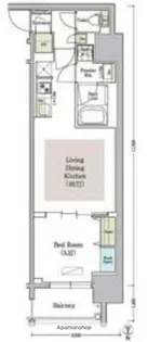 1LDKの間取り画像