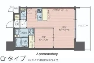 プレジオ大正【8階】の間取り