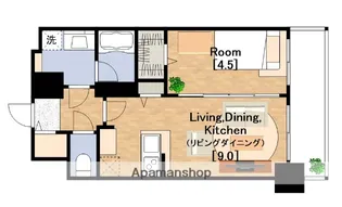 ベイサイドパークOSAKAサウスレジデンシス【14階】の間取り