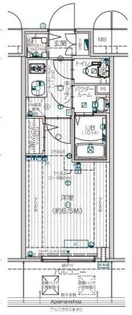 エスリード弁天町桜通レジデンス【9階】の間取り