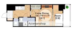 リアライズ鶴橋東Ⅱ【10階】の間取り