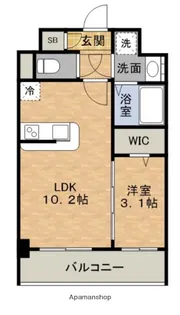 大阪府大阪市生野区林寺2丁目【マンション】の間取り