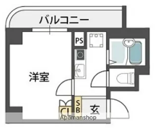 カーサパスコロ【8階】の間取り