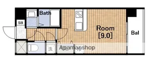 大阪府大阪市天王寺区小橋町【マンション】の間取り