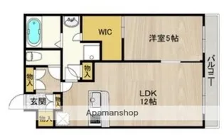 大阪府大阪市生野区鶴橋1丁目【マンション】の間取り