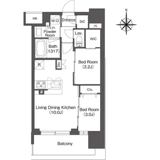 コンフォリア新大阪宮原Q【0501号室】の間取り