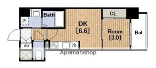 大阪府大阪市東成区大今里西1丁目【マンション】の間取り