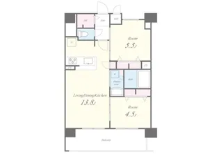 セイワパレス美章園駅前【9階】の間取り