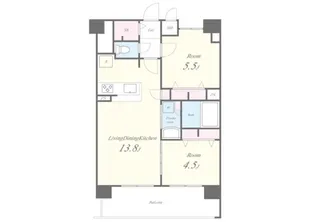 セイワパレス美章園駅前【8階】の間取り
