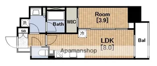 大阪府大阪市中央区大手前1丁目【マンション】の間取り