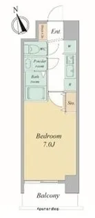 セレニテ夕陽丘エクラ【8階】の間取り
