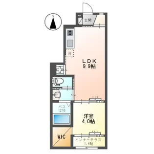 アイリス(Iris)【1階】の間取り