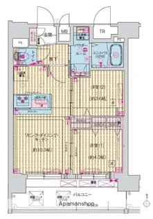 プレサンス大正エミナンス【11階】の間取り
