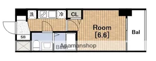 大阪府大阪市大正区三軒家西3丁目【マンション】の間取り