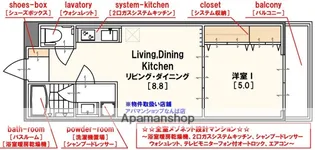 フジパレス谷町B【1階】の間取り