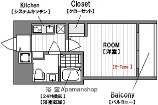 サムティ土佐堀Ribera【4階】の間取り