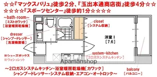 1Kの間取り画像