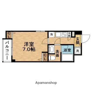 アーデン西天満【12階】の間取り