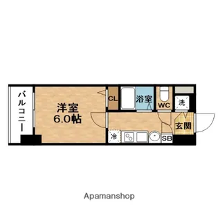 エスライズ梅田東【3階】の間取り
