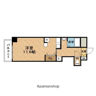 ブランメゾン堀川【8階】の間取り