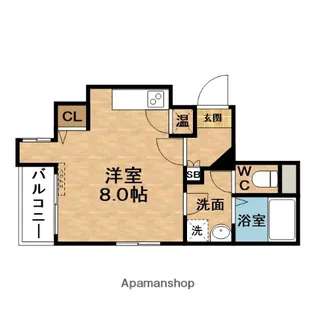 コンフォール南森町【9階】の間取り