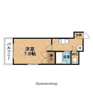 メゾン尾上【7階】の間取り