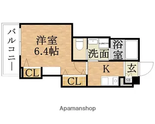 エスティメゾン西天満【12階】の間取り