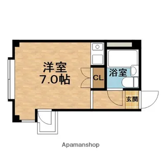 グレイス北天満【3階】の間取り