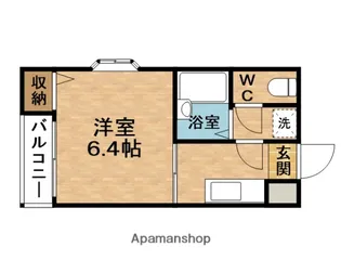 FEEL UMEDA【4階】の間取り