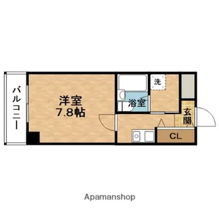レジデンス野田阪神【5階】の間取り