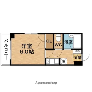 PAL中津【3階】の間取り