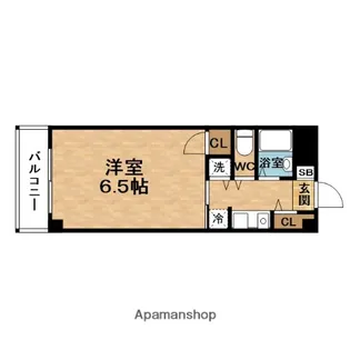 エトワール北梅田【10階】の間取り