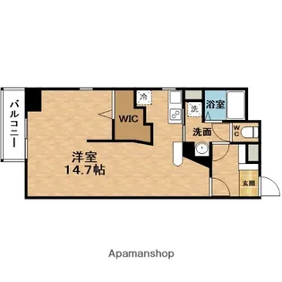 スペチアーレ【7階】の間取り