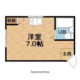 ハイツ福島【3階】の間取り