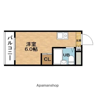 昭和グランドハイツ大淀【5階】の間取り