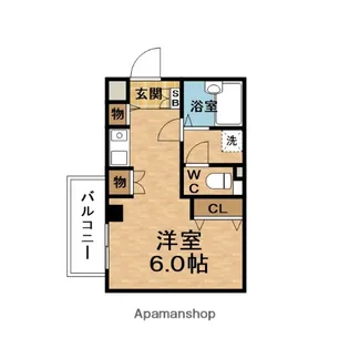 コンフォート岸本【2階】の間取り