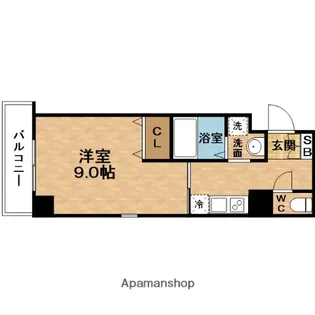 グランディールタカラ【2階】の間取り