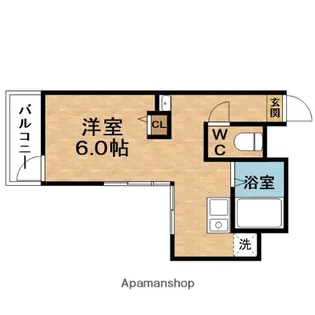 ラインハイツ セト【6階】の間取り