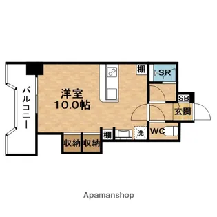 ローズコーポ天満東1【11階】の間取り