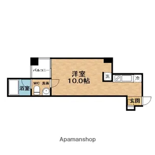 サウス・サン【4階】の間取り