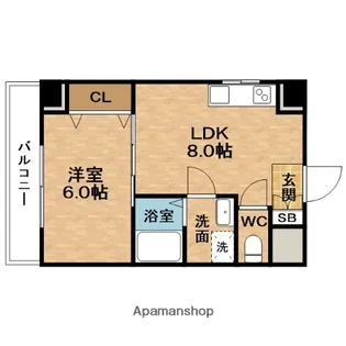 リリーフ【3階】の間取り