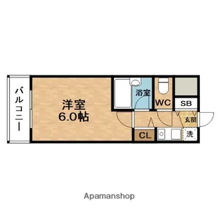 エスリード梅田新道第2【6階】の間取り