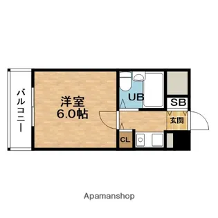 リッチハイツパークサイド【5階】の間取り