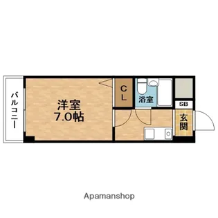 ノルデンハイム北【8階】の間取り